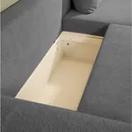 ФОРМУЛА УЮТА Диван угловой, графитовый