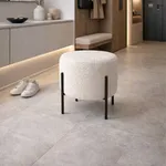 Маленькая радость Пуф круглый на ножках, белый