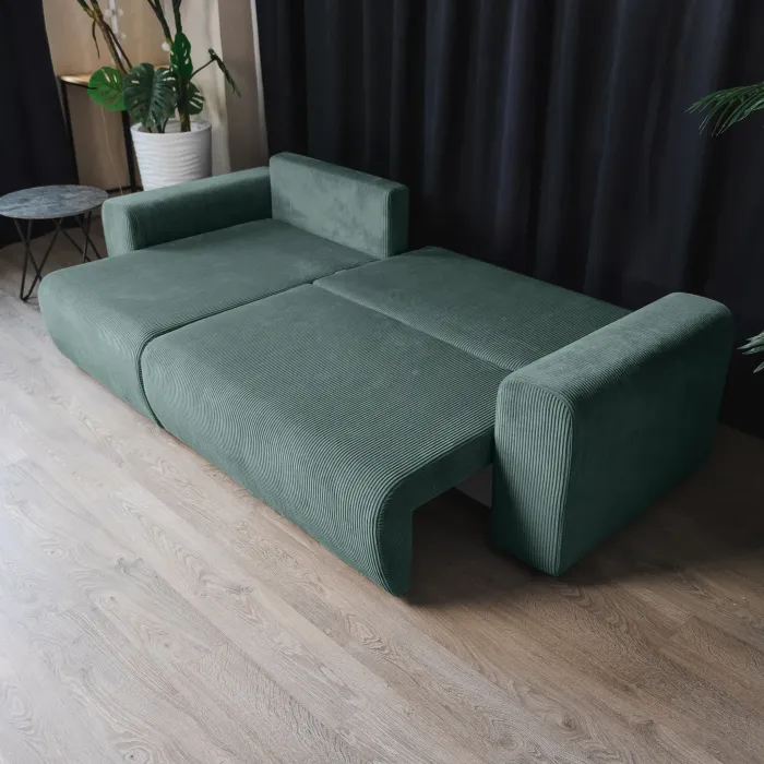 ДОЛГОЖДАННЫЙ ОТПУСК Диван угловой, изумрудный