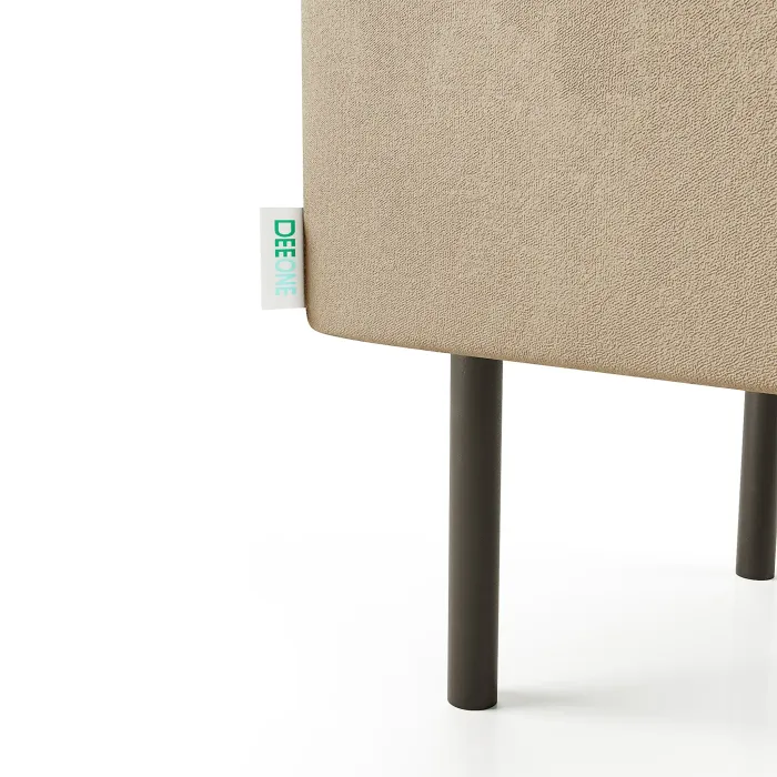 Маленькая радость Пуф прямоугольный на ножках, бежевый