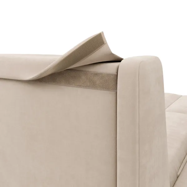 ГАРМОНИЯ СНА Кровать-диван прямой светло-бежевый, 160, ППУ