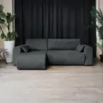 ДОЛГОЖДАННЫЙ ОТПУСК Диван угловой, графитовый