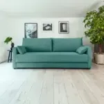 РИМИНИ Диван прямой Cilium изумрудный