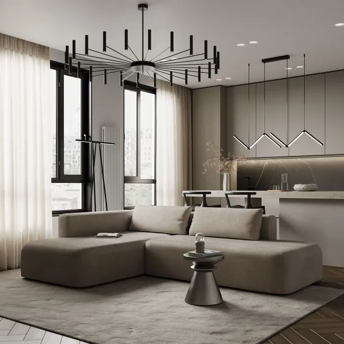 НОВЫЕ ЭМОЦИИ Диван угловой, латте