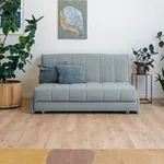 ВЕНЕЦИЯ Складная кровать светло-серая, 200