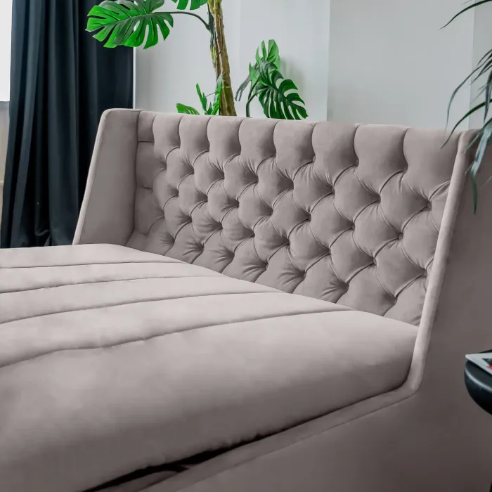 РИЧМОНД Складная кровать серо-бежевая, 200