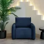 ПОРТЛЕНД Кресло-кровать синее