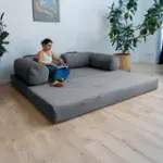 ПОЛЕЗНАЯ ПРИВЫЧКА Диван прямой, графитовый