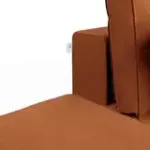 КОРСО Диван угловой с банкеткой, терракотовый