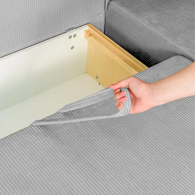 Корсо Лайт Диван угловой Cilium серый