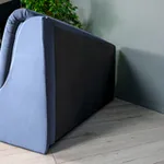 ТОКИО Складная кровать серо-синяя, 160 ППУ