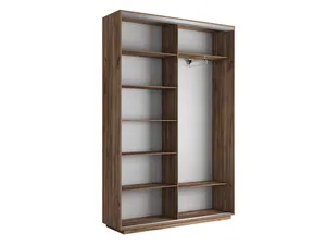Медиум Шкаф-купе двухдверный с зеркалом, 140х220, Золотистый