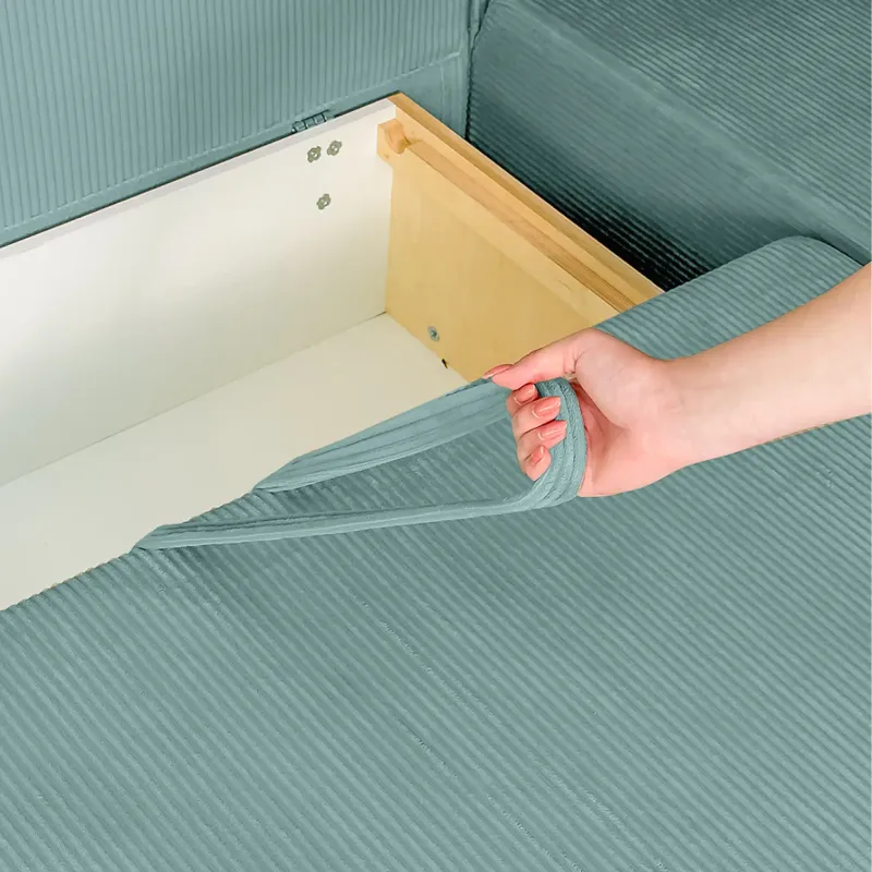 Корсо Лайт Диван угловой Cilium изумрудный