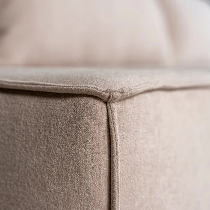 ПОРТЛЕНД Диван угловой светло-бежевый, букле