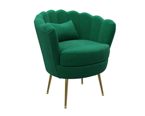 ОДРИ Кресло тканевое зеленое