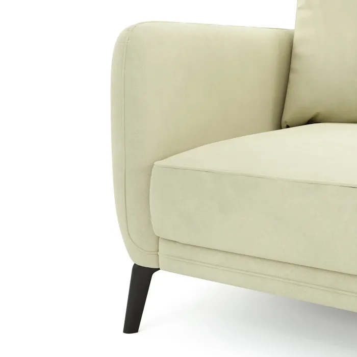 СЧАСТЛИВЫЙ ДЕНЬ Диван прямой, молочный