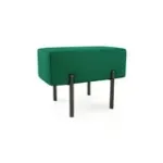 Маленькая радость Пуф прямоугольный на ножках, зеленый