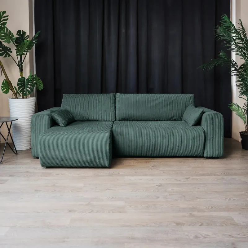 ДОЛГОЖДАННЫЙ ОТПУСК Диван угловой, изумрудный ДОЛГОЖДАННЫЙ ОТПУСК Диван угловой, изумрудный