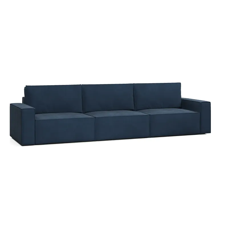 КОРСО XL Диван тканевый прямой темно-синий КОРСО XL Диван тканевый прямой темно-синий