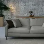 Хорошее настроение Диван прямой, серебристо-серый