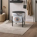 Маленькая радость Пуф круглый на ножках, серый Kobayasi