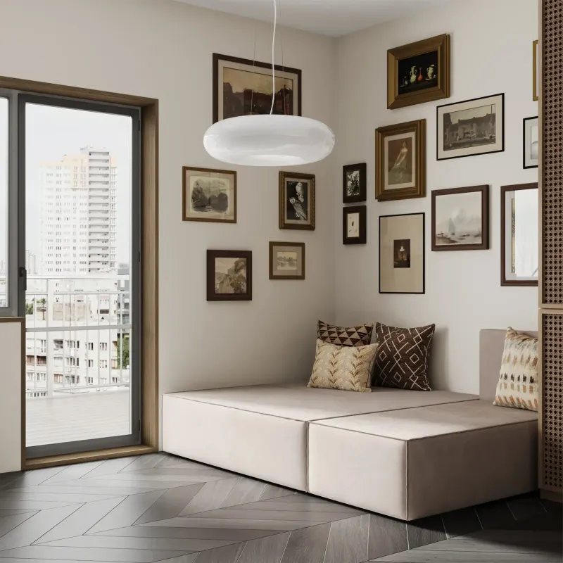 КОРСО ЛАЙТ Диван угловой, светло-бежевый