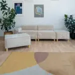 РАЙСКИЙ УГОЛОК Диван угловой бежевый, с Crash-эффектом