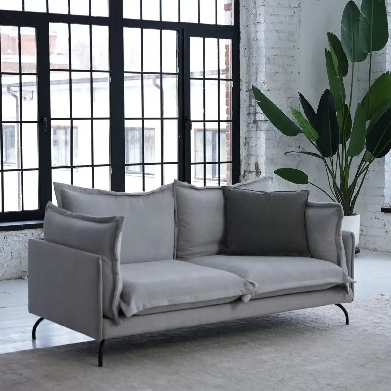 Облако комфорта Диван прямой, галечный серый