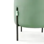 Маленькая радость Пуф круглый на ножках, мятный