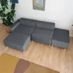 РАЙСКИЙ УГОЛОК Диван угловой графитовый