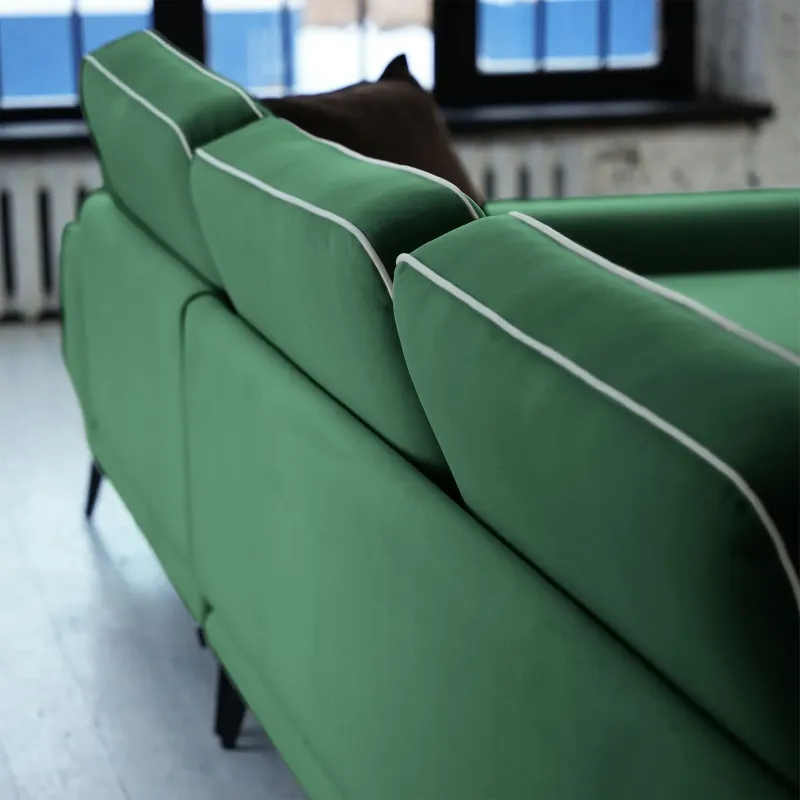 Солнечное побережье Диван угловой, зеленый