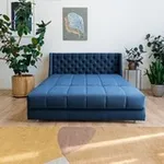 РИЧМОНД Складная кровать темно-синяя, 160