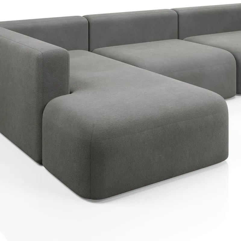 НОВЫЕ ЭМОЦИИ XL Диван угловой, серый