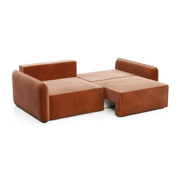 ПОРТЛЕНД Диван прямой терракотовый