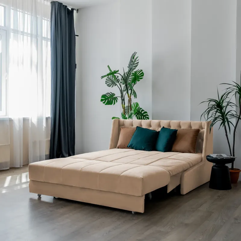 РИЧМОНД Складная кровать светло-бежевая, 185