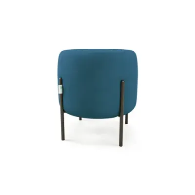 Маленькая радость Пуф круглый на ножках, синий