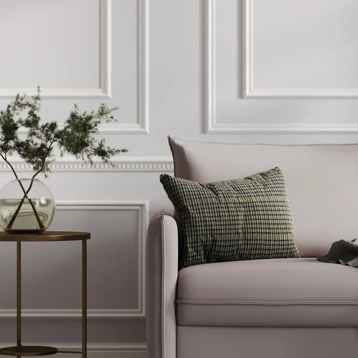 СКАНДИ Диван тканевый прямой розовый