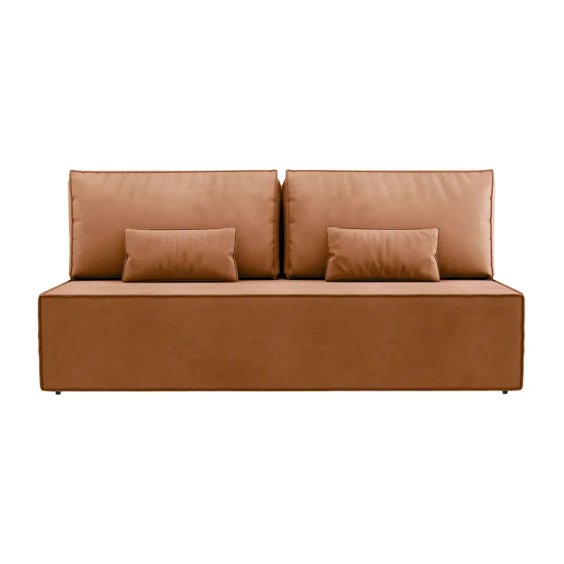 КОРСО ЛАЙТ Диван прямой терракотовый