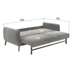 СЧАСТЛИВЫЙ ДЕНЬ Диван прямой, молочный