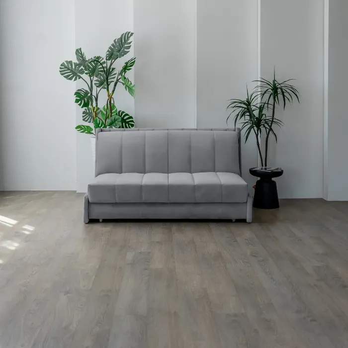 РИЧМОНД Складная кровать светло-серая, 145