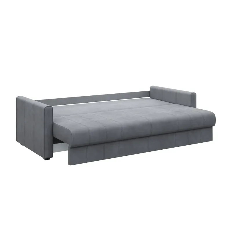 РИМИНИ Диван прямой светло-серый