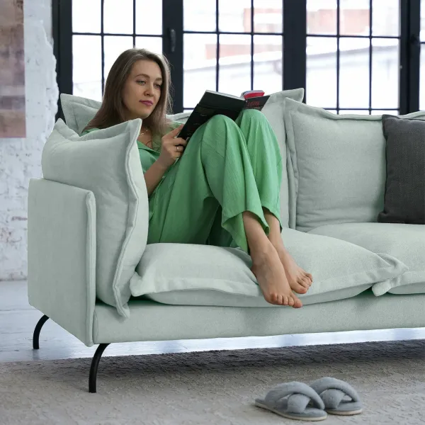 Облако комфорта Диван прямой, снежная мята