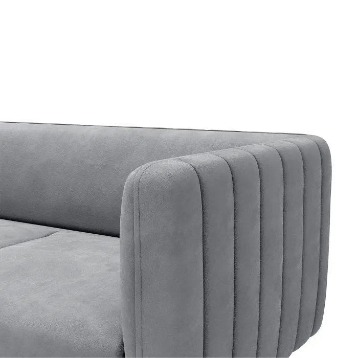 РИО Диван прямой светло-серый