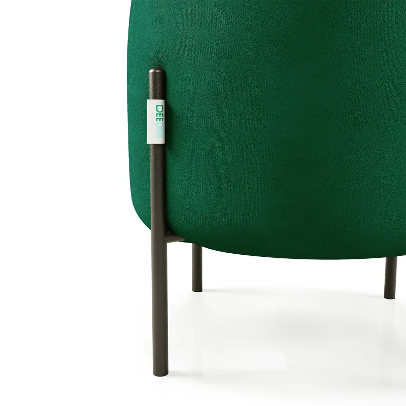 Маленькая радость Пуф круглый на ножках, зеленый Маленькая радость Пуф круглый на ножках, зеленый