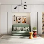 ТОКИО Складная кровать мятная, 160 ППУ