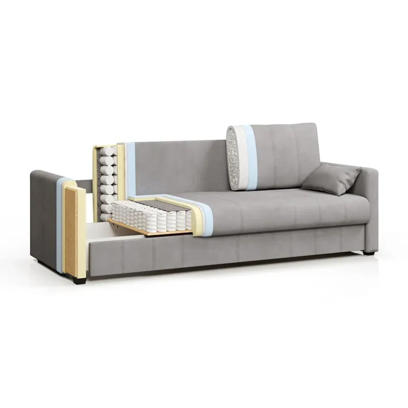 РИМИНИ Диван прямой синий РИМИНИ Диван прямой синий