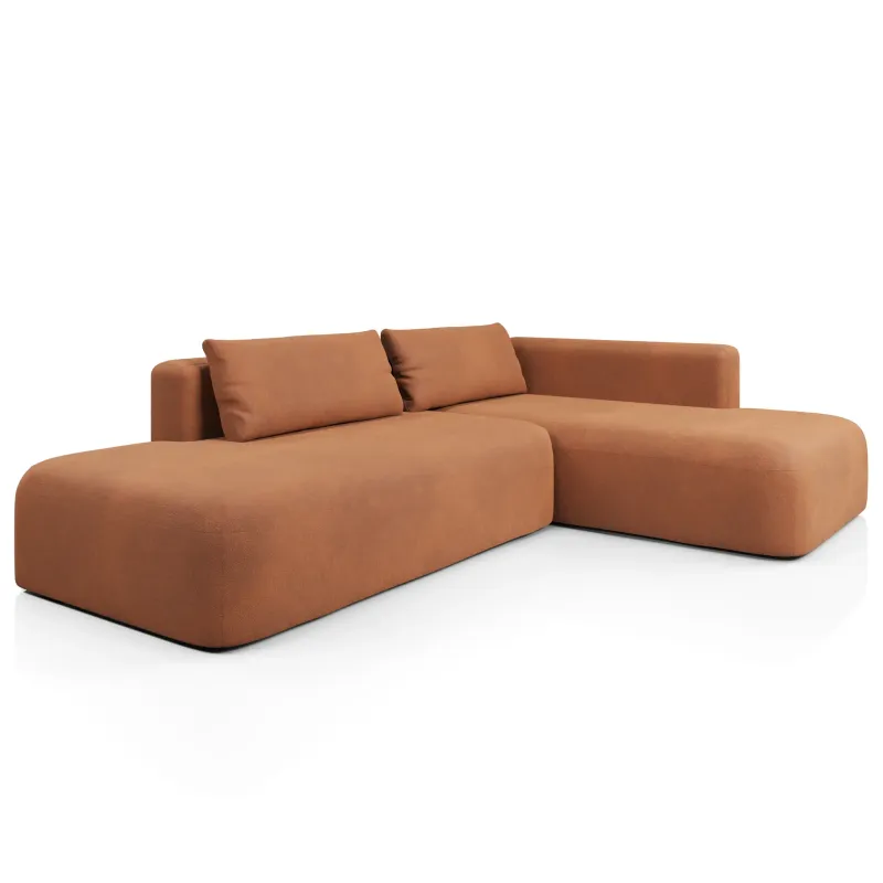 НОВЫЕ ЭМОЦИИ Диван угловой, терракотовый