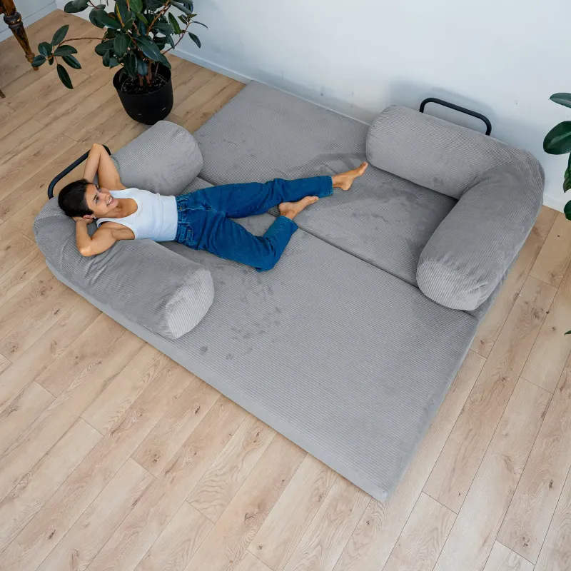 ПОЛЕЗНАЯ ПРИВЫЧКА Диван прямой, серый