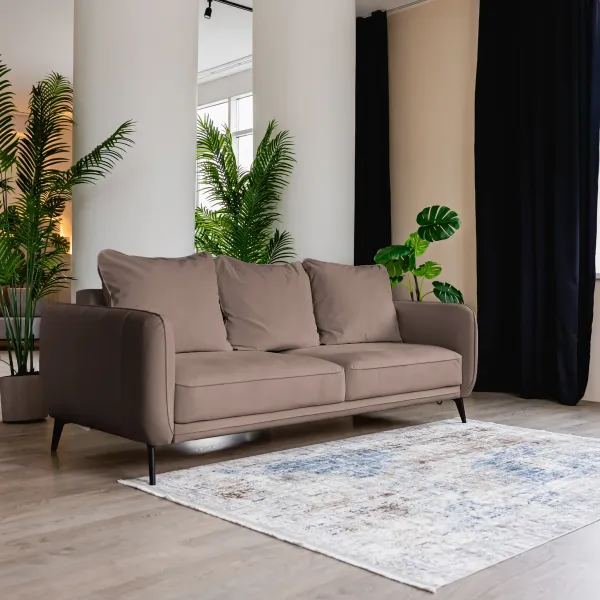 СЧАСТЛИВЫЙ ДЕНЬ Диван прямой, какао