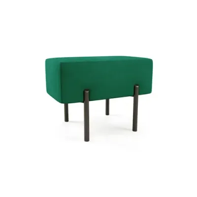 Маленькая радость Пуф прямоугольный на ножках, зеленый